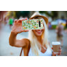 Coque souple transparente pour Samsung Galaxy S10 - Ananas & fleurs