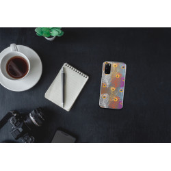 Coque souple transparente pour Samsung Galaxy S20 - Plumes de paon