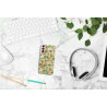 Coque souple transparente pour Samsung Galaxy S21 5G - Ananas & fleurs