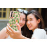 Coque souple transparente pour Samsung Galaxy S21 5G - Ananas & fleurs