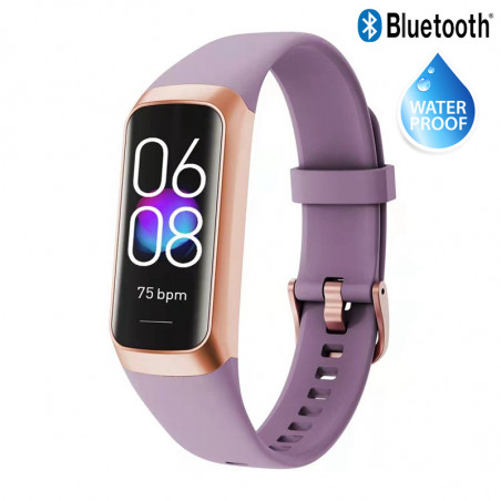 Bracelet connecte etanche Ip67 avec ecran couleur et surveillance...