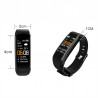 Bracelet connecte avec 3 bracelets interchangeables avec...