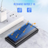 Power bank solaire portable avec charge rapide et haute capacite...