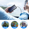 Power bank solaire portable avec charge rapide et haute capacite...