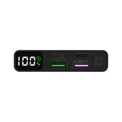 Banque dalimentation portable ultra slim 10 000 mAh - Noir