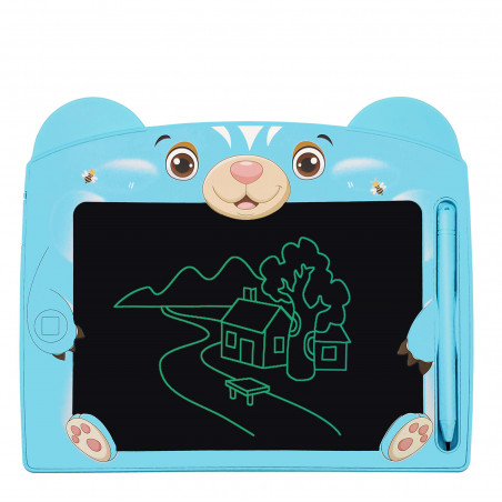 Tablette electronique magique 8.5 pouces avec ecran LCD couleur - Bleu