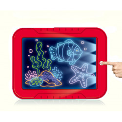 Tablette electronique magique fluorescente avec lumiere LED 