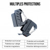 Power bank portable Power Bank 5 000 mAh avec mousqueton - Noir