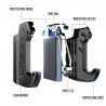 Power bank portable Power Bank 5 000 mAh avec mousqueton - Noir