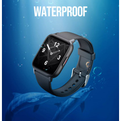 Montre intelligente connectee etanche avec indiquateur de la...