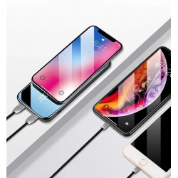 Power Bank a induction sans fil QI 10000 mAh - Verre trempe