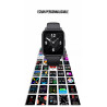 Montre intelligente connectee etanche avec indiquateur de la...