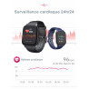 Montre intelligente connectee etanche avec indiquateur de la...
