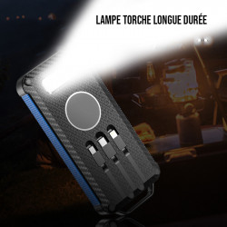 Power bank solaire portable 20 000 mAh avec prises integrees...