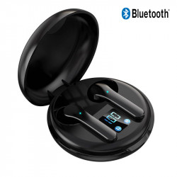 Ecouteurs Bluetooth V5.0 sans fil - Noir