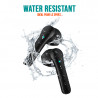Ecouteurs Bluetooth V5.0 sans fil - Noir