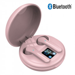 Ecouteurs Bluetooth V5.0 sans fil - Rose