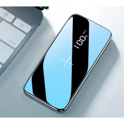 Power Bank a induction sans fil QI 10000 mAh - Verre trempe