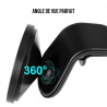 Support voiture avec charge magnetique rapide sans fil Qi 30W