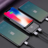 Power Bank a induction sans fil QI 10000 mAh - Verre trempe