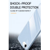 Coque de protection arriere en verre trempe liquide pour iPhone...