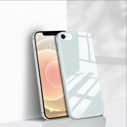 Coque de protection arriere en verre trempe liquide pour iPhone...