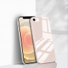 Coque de protection arriere en verre trempe liquide pour iPhone...