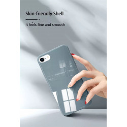 Coque de protection arriere en verre trempe liquide pour iPhone...