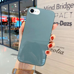 Coque de protection arriere en verre trempe liquide pour iPhone...