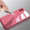 Coque de protection arriere en verre trempe liquide pour iPhone 11...
