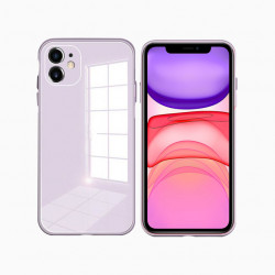Coque de protection arriere en verre trempe liquide pour iPhone 11...