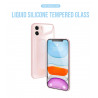 Coque de protection arriere en verre trempe liquide pour iPhone 12...