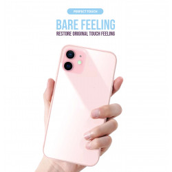 Coque de protection arriere en verre trempe liquide pour iPhone 12...