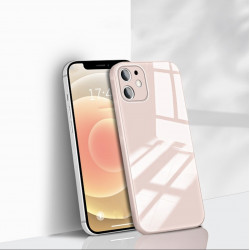 Coque de protection arriere en verre trempe liquide pour iPhone 12...