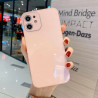 Coque de protection arriere en verre trempe liquide pour iPhone 12...