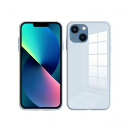 Coque de protection arriere en verre trempe liquide pour iPhone 13...