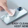 Coque de protection arriere en verre trempe liquide pour iPhone 13...
