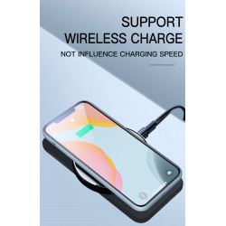 Coque de protection arriere en verre trempe liquide pour iPhone 13...