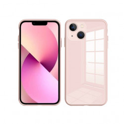 Coque de protection arriere en verre trempe liquide pour iPhone 13...