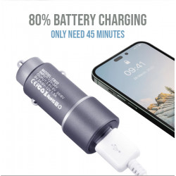 Chargeur voiture allume cigare Type - C 20W