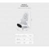 Support de telephone avec charge a induction sans fil rapide 15W ...