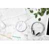 Chargeur a induction sans fil avec indicateur LED argent - Marbre...