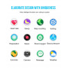 Montre intelligente Bluetooth etanche IP68 avec donnees de suivi...