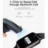 Montre Bluetooth connectee 1,7 pouces avec fonction moniteur de...