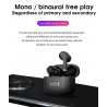 Ecouteurs sans fil Bluetooth 5.0 Hi - Fi stereo avec fonction...