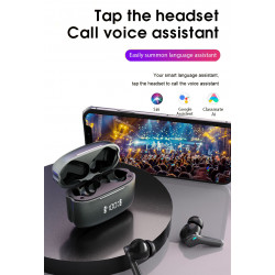 Ecouteurs sans fil Bluetooth 5.0 Hi - Fi stereo avec fonction...