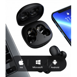 Ecouteurs stereo HIFI Bluetooth intra - auriculaire - Noir