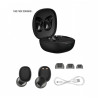 Ecouteurs stereo HIFI Bluetooth intra - auriculaire - Noir