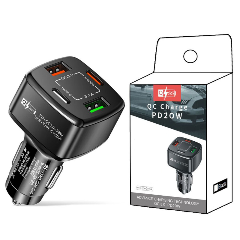 Chargeur rapide multifonctionnel 18W avec multi ports USB dont...