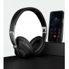 Casque stereo sans fil Bluetooth pliable - Noir
